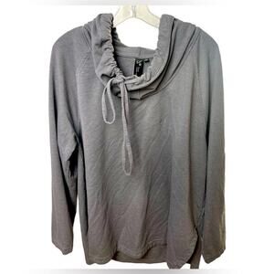 Casual Life Sweatshirt Hoodie, Gray, Edgy, Lounge, Weekend, Minimalist, L